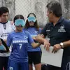 Partido de soccer entre Borregas de PrepaTec Santa Anita y Atlético Guadalajara Escuela de Futbol para Ciegos
