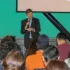 Enrique de la Madrid en su conferencia.