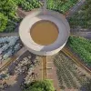 Render del sistema de riego sostenible ganador del concurso de diseño LABESDESIGN, la propuesta busca apoyar a agricultores.