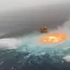 Explosión en ducto PEMEX Foto AFP