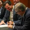 Signing of the regional agreement Tec de Monterrey and World Vision.