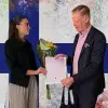 Fernanda Cerda, alumna de PrepaTec Esmeralda, fue embajadora de Finlandia por un día.