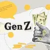 Imagen conceptual con comprador joven de la generación Z