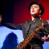 Estudiante del campus Toluca con su saxofón, parte del equipo ganador de Tec Talent 2025