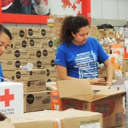 Alumnos del Tec apoyan a la Cruz Roja en la entrega de víveres a damnificados del sismo