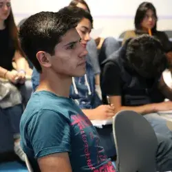 Alumnos de PrepaTec Querétaro durante el World Cafe