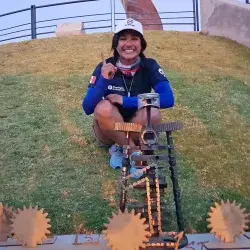 Mariana al frente del grupo EXERGÍA Racing Team