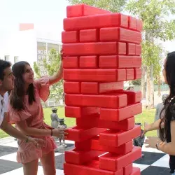 Pianos, poufs and Jenga sets: have a look at the Tec’s LiFE Spots