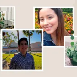 collage de fotos de ximena y jesus del proyecto composterra