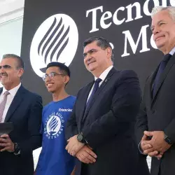 Francisco Reyna alumno beneficiado en colaboración Tec de Monterrey y el Municipio de Apodaca 