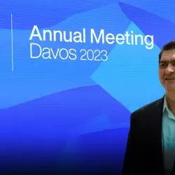 Rector discusses Tec de Monterrey’s participation at Davos meeting