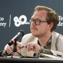 German philosopher Markus Gabriel, visited campus Monterrey.