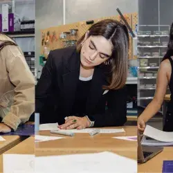 Finalists of the James Dyson Award, students from Tec de Monterrey Puebla campus.