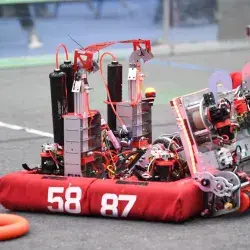 Robot during FIRST Robotics Competition 2024