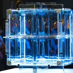 La primera piedra del HUB de Innovación y Emprendimiento, el pasado 12 de febrero.