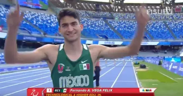 Borrego rompe récord nacional en Universiada Mundial