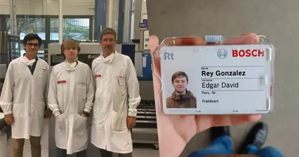 Estudiante realiza prácticas profesionales en Alemania