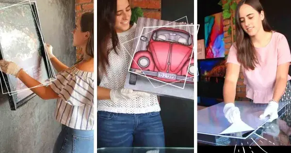 ¡Tintas ecológicas! Encuadran su arte de forma sustentable