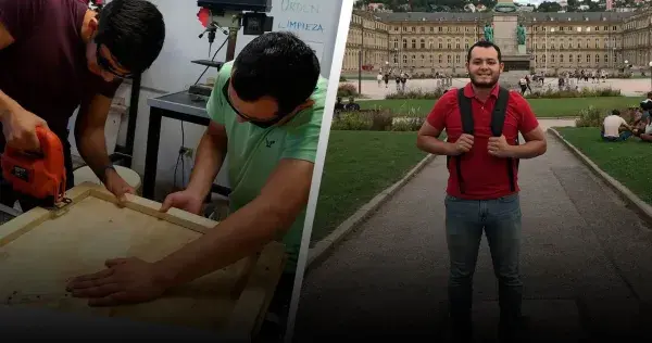 Obtiene con tenacidad su título profesional y logra una visión global