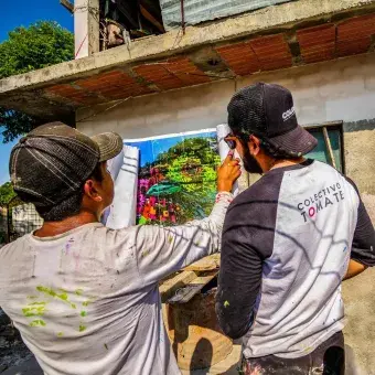 El proyecto busca convertir al Cerro de la Campana en un lugar de color y de convivencia.