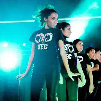 Alumnas del grupo representativo de baile
