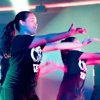 Alumnas del grupo representativo de baile
