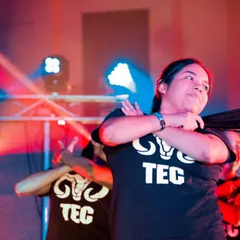 Alumnas del grupo representativo de baile