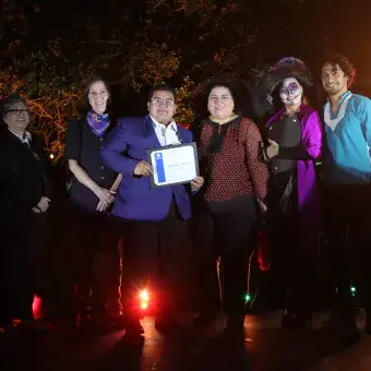 Ganador del concurso de expresión verbal
