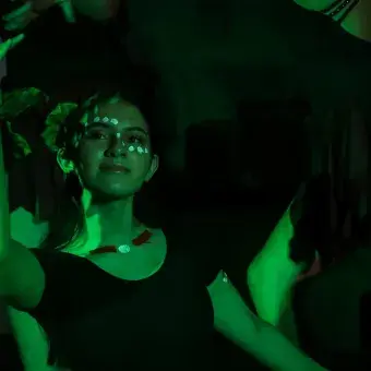 Canto, danza, música en el festival de arte del tec de monterrey en Zacatecas