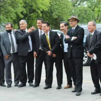 Profesores asistentes al evento 