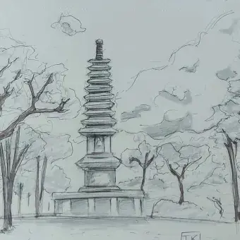 Alumnos de Tec Guadalajara plasman cultura japonesa en arte visual.
