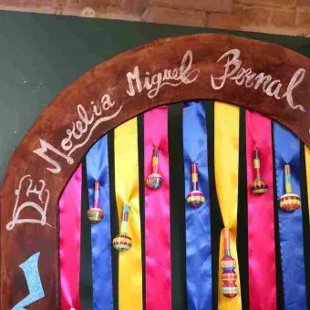 La exposición se estableció en el Centro Cultural Clavijero en el Centro Histórico de Morelia.