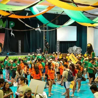 Participantes en campamento Tec Camp 2023 