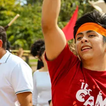 Participantes en campamento Tec Camp 2023 