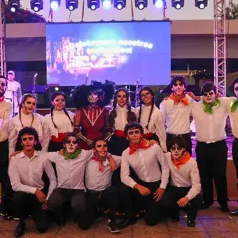 Fiesta de Humanidades, celebración del Día de Muertos en PrepaTec Santa Anita.