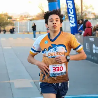 Joven corriendo